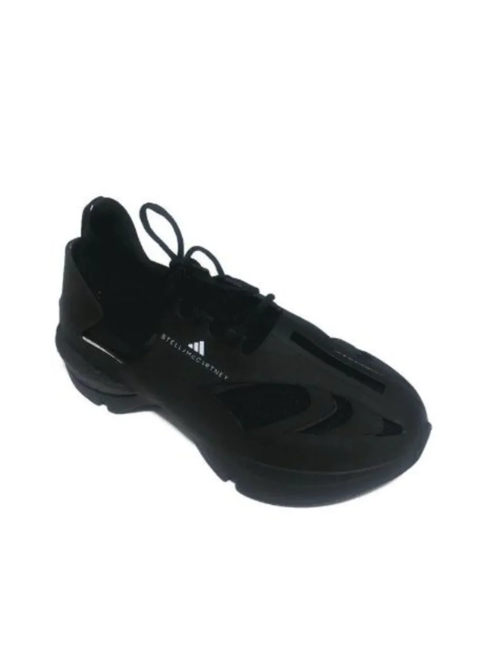 adidas aSMC Sportswear Run Mens 11 Womens 12 Black Sneakers by Stella McCartney